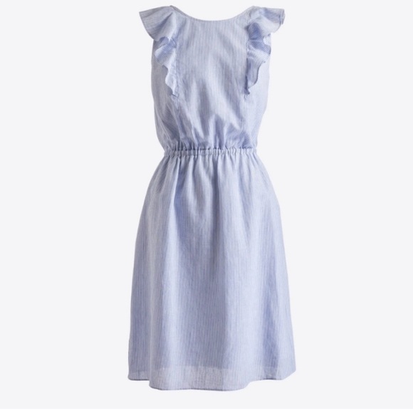 J. Crew Factory Dresses & Skirts - Blue and White Striped Dress